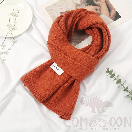 Knitted Scarf, Wool, 160*23cm