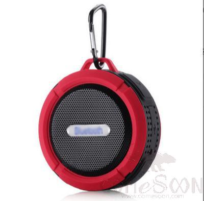 C6 waterproof Bluetooth speaker, Red, 95*87mm, 5W, 85dB