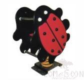 Rockers， L68 * W30 * H68 cm， PE Plate + Galvanized Iron + Rubber