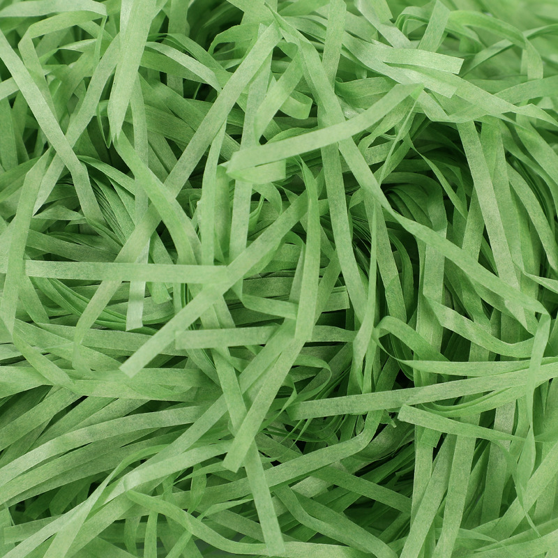 Easter Grass Green Paper Shred，Lafite Papyrus，Green，3MM