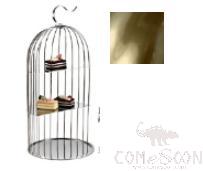 JJL Series-3 Layers Birdcage Shelf 200*170*450mm Titanium gold S-Sized