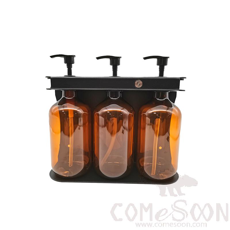 Triple
Soap Dispenser，L22.5*W8.5*H21CM，MOQ5000