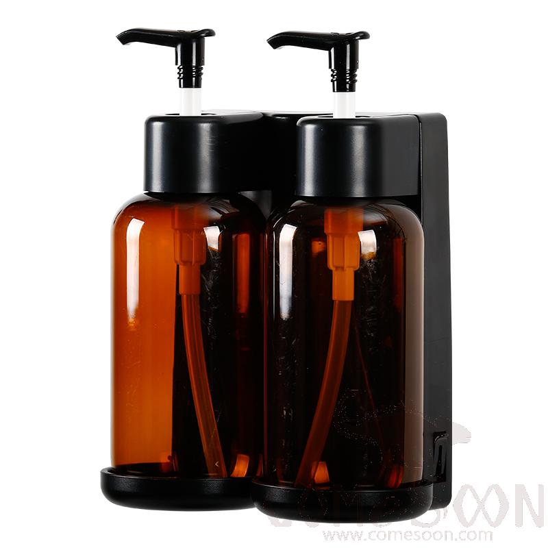 Double
Soap Dispenser，L14*W8.7*H17CM，MOQ5000