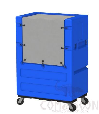Laundry Cart,PE,L1100* W720* H1655mm
