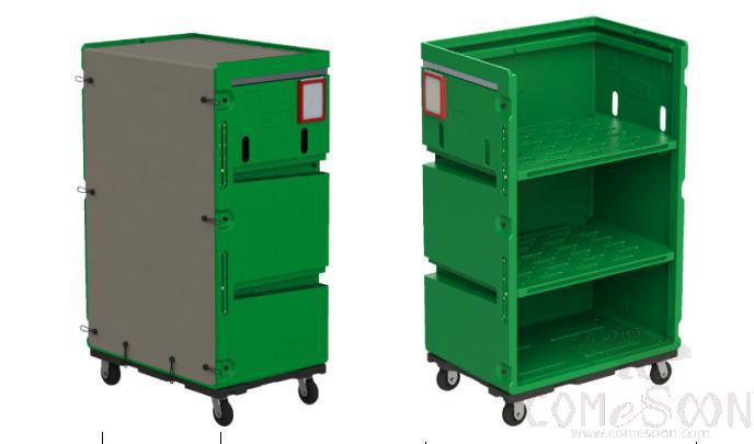 Laundry Cart,PE,L1050* W720* H1600mm