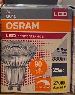 Bulb Led  - GU10,  5.5W, Warm White