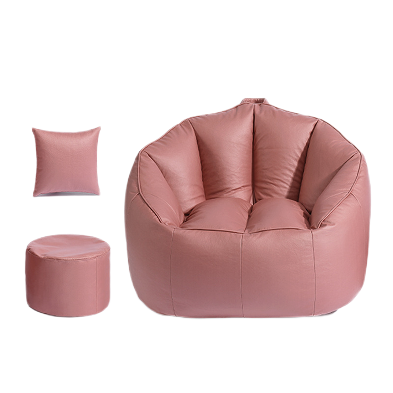 Bean Bags，Superfiber Technology Cloth，EPP，L75*W75*H65CM，Lotus Root Pink