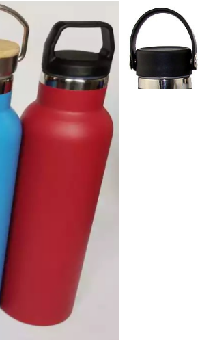 Customized double-layer stainless steel water bottle, 750ml, Red