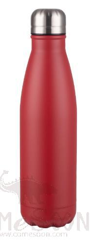 Customized Double-layer SS Water Bottle, 500ml, Red