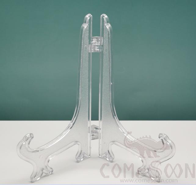 Plastic Display Shelf, Plastic, Transparent 3 Inch, L5.3*W2*H7.5cm