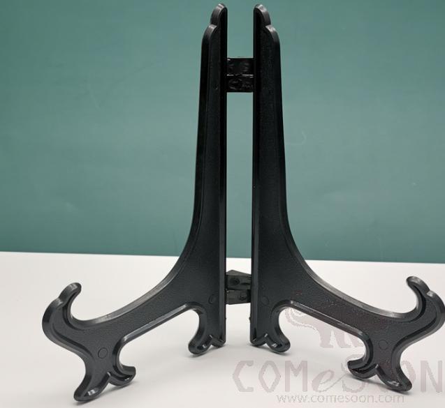 Plastic Display Shelf, Plastic, Black 7 Inch, L11.1*W2*H17.5cm