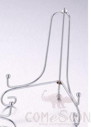 Iron Hanging Plate Rack,Iron,Silver 4 Inch,L6*W1*H10.2cm