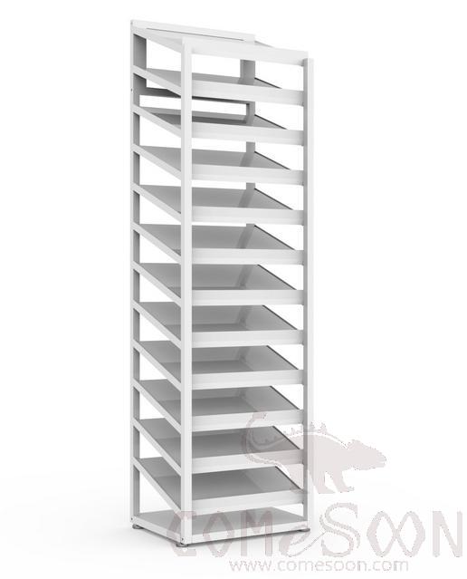 Shelf, Metal, L18.26*W39.497*H171.45cm