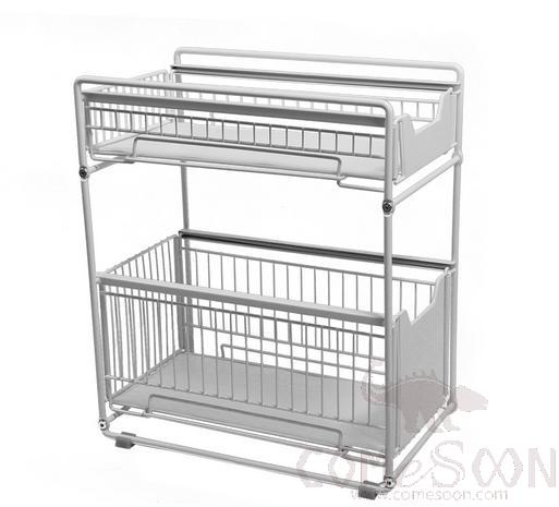 Shelf, White Large, Carbon Steel