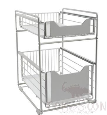Shelf, White Small, Carbon Steel, L37*W22*H43cm