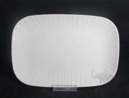 G099 Series 12&quot; Rectangular Plate - White