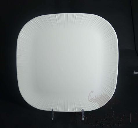 G099 Series 10&quot; Square Plate - White