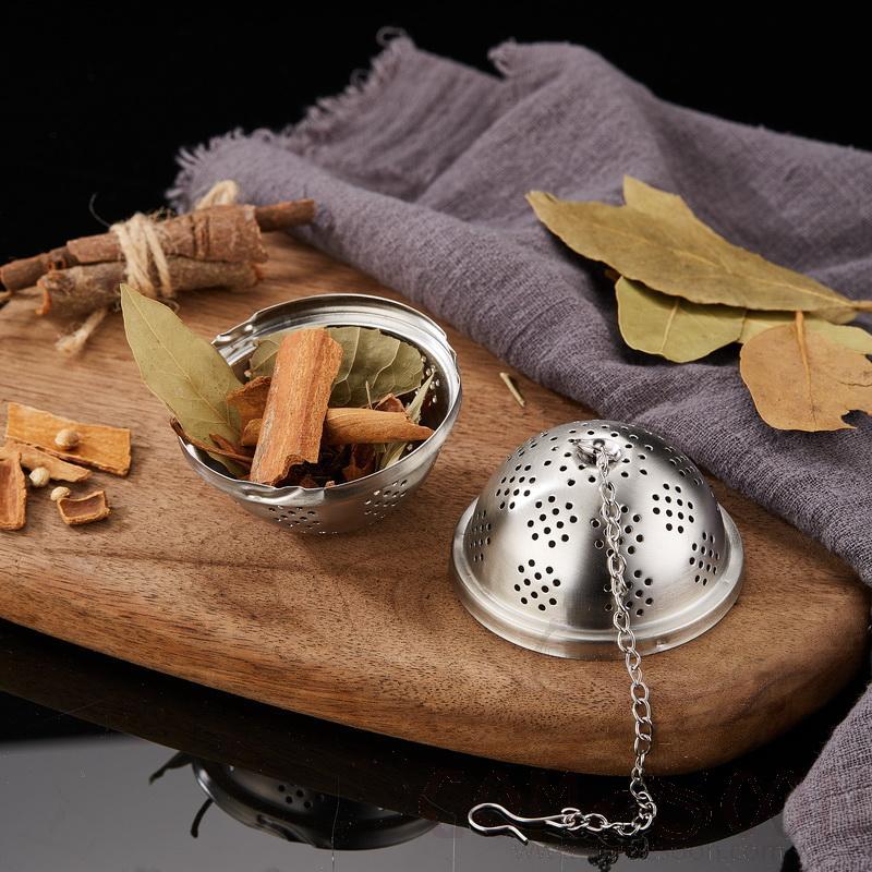 SS round tea infuser / spice ball, SS 304, (DIA.)6cm×(H.)6cm