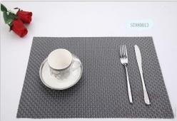 Pvc Placemat, Black And White 8*8