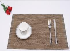 Pvc Placemat, Coffee Twill Jacquard