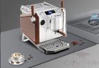 Megatron Single Head Coffee Machine,Wood Grain Silver