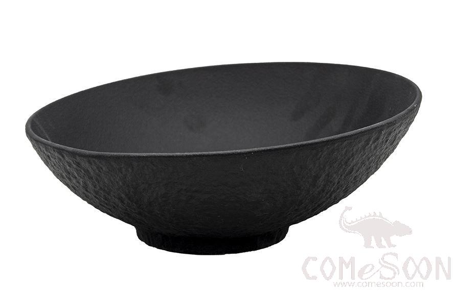20118 Series 10.5&quot; Slanting Bowl-Matt Black