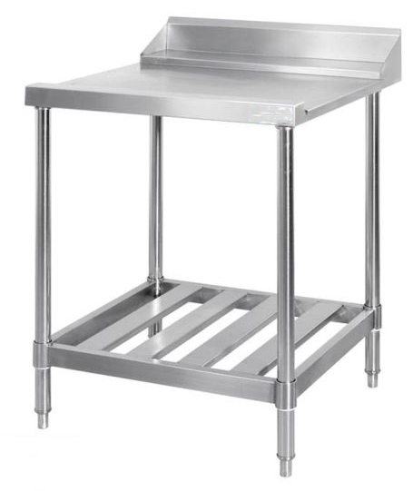 SS Exit table with  under shelf, 800*740*915mm, SUS 304