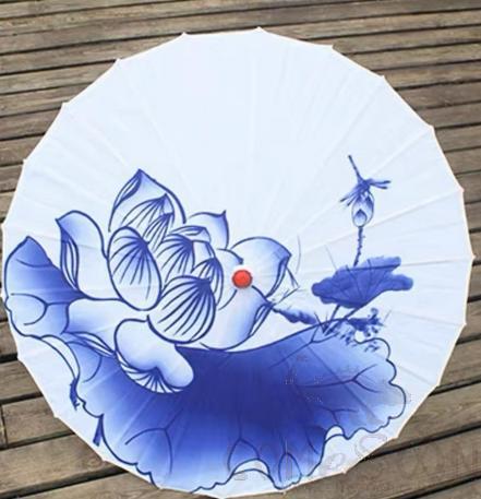 Oil Paper Umbrella, Silk Fabric, 82cm