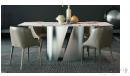 Dinning Table，Stainless Steel，200*100*75cm