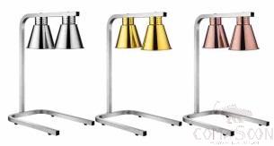 Double Head U-Shape Square Tube Red Copper Color Holding Lamp,500*300*700mm,500W