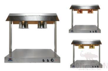 Double Head Red Copper Color Holding Station [Acrylic Baffle],750*500*700mm,580W