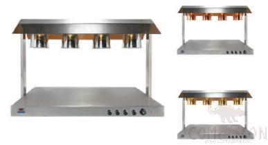 Four Heads Red Copper Color Holding Station [Acrylic Baffle],1250*500*700mm,1110W