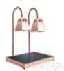 Double Head Deluxe All Steel Rose Gold Marble Warming Table, 201 SS, 600*450*770mm,550W