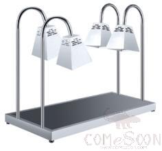 Four Heads All-Steel Warming Table (Upper And Lower Heating),900*600*770mm,1500W