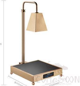 Single Head Rose Gold Thermal Lamp(Bottom Electric Heating),520*450*890mm,400W
