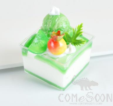 Simulated Cake Ornament,PU,8*5.5cm