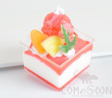 Simulated Cake Ornament,PU,8*5.5cm