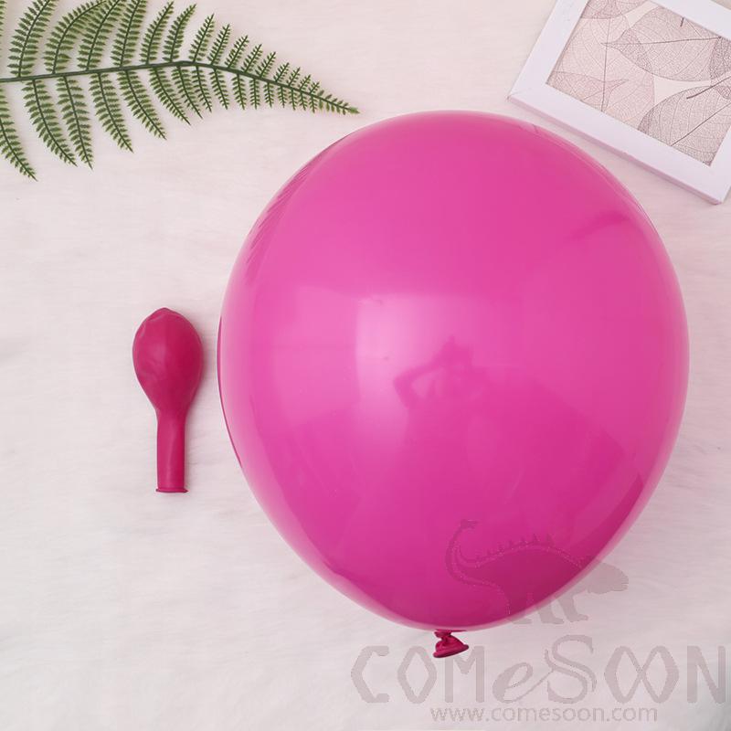 Balloon，Latex，Rose Red，12 Inches