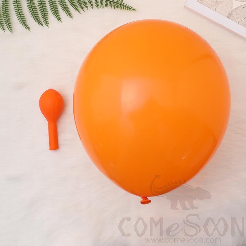 Balloon，Latex，Orange，12 Inches