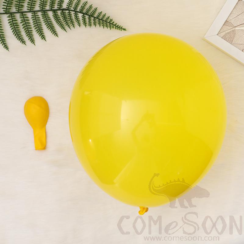 Balloon，Latex，Yellow，12 Inches
