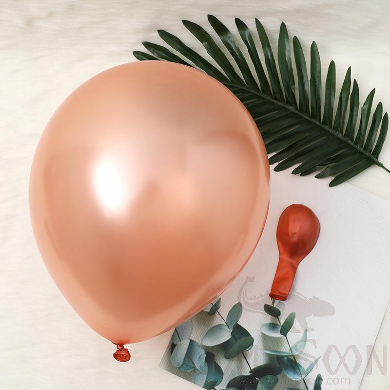 Balloon，Latex，Rose Gold，12 Inches