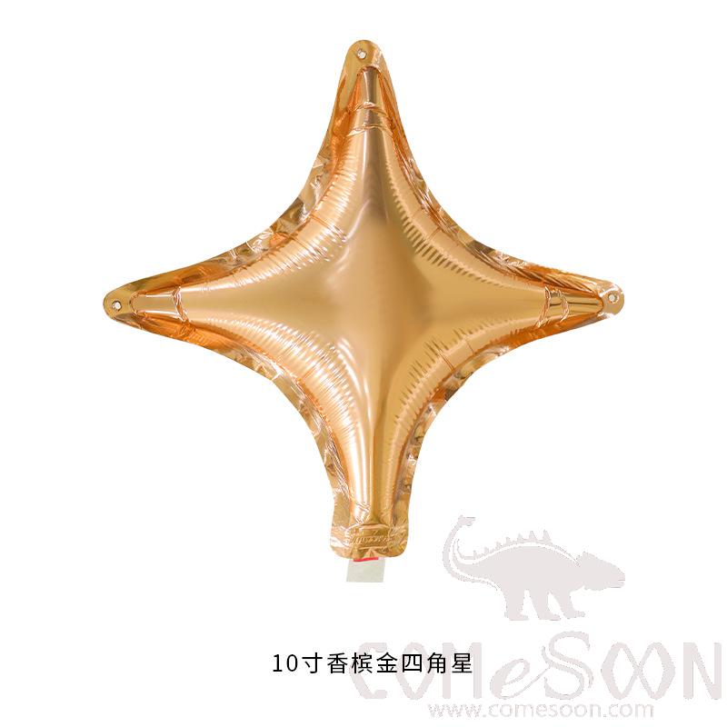 Balloon，Aluminum Film，10 Inches，Champagne Gold
