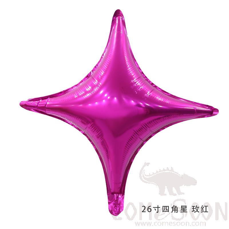 Balloon，Aluminum Film，26 Inches，Rose Red