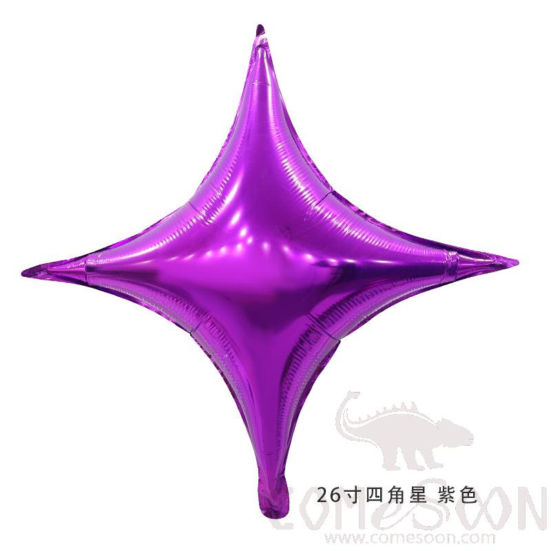 Balloon，Aluminum Film，26 Inches，Purple