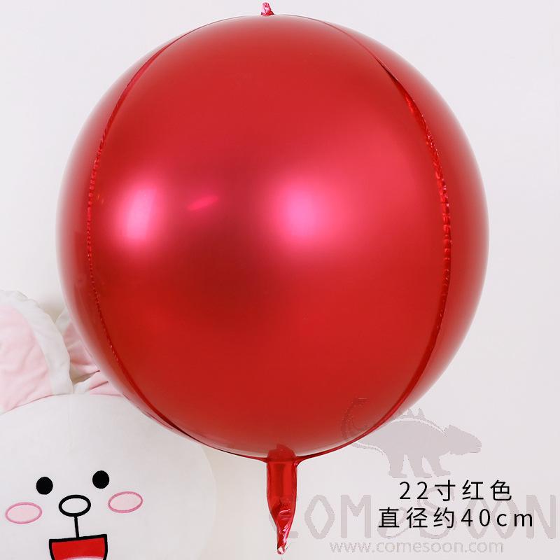 Balloon，Aluminum Film，22 Inches，Red
