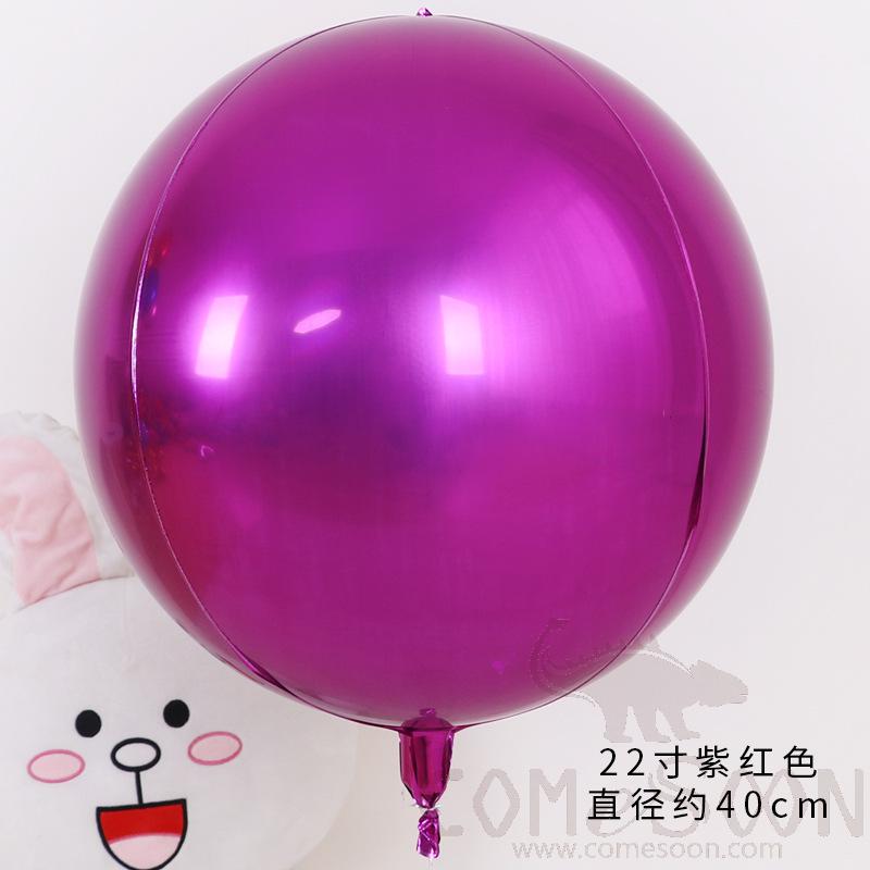 Balloon，Aluminum Film，22 Inches，Rose Red