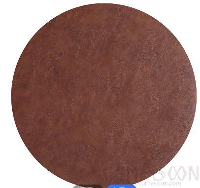 Round oilskin table runner, PU, L33*W33cm