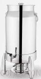 Verona Range Milk Urn, SS, With ice tube and fuel Holder for cooling and warming, 12Ltr, 335*230*550(h)mm