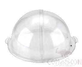 Round Polycarbonate Cover, roll-top, dia. 40cm / 16inch