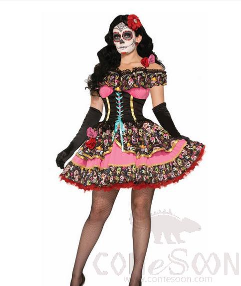 Rose Ghost Bride Dress, Unisex
